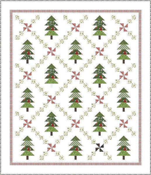 Erica Made Peppermint Pines Quilt Pattern Riley Blake Designs